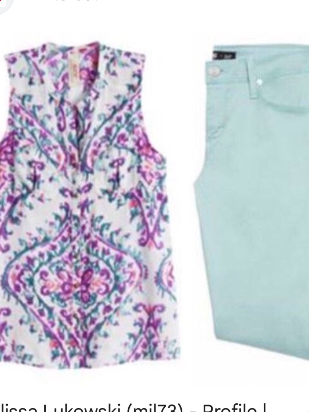 Aratta Floral Sleeveless Blouse in Purple & White